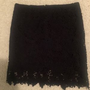 Forever 21 Black Lace Skirt, size L $10